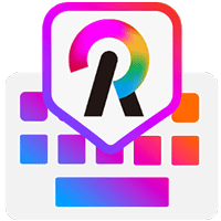 تصویر نسخه جدید و آخر کیبورد رنگارنگ برای اندروید RainbowKey Keyboard