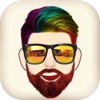 تصویر نسخه جدید و آخر اضافه کردن ریش و مدل مو اندروید Beard Photo Editor - Hairstyle